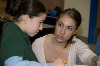 K-12 outreach is driven by participation of undergraduate and graduate students who act as mentors and role models.